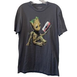 Unisex Groot Marvel Guardians of the Galaxy Vol. 2 T-Shirt Awesome Mix Large